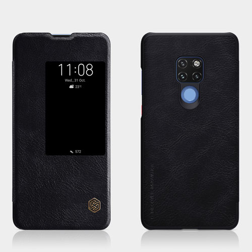 کیف هوشمند چرمی هوآوی میت 20 مارک Nillkin Qin