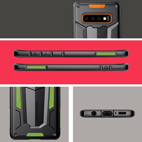گارد محافظ سامسونگ گلکسی اس 10 مدل NILLKIN Defender case Ⅱ