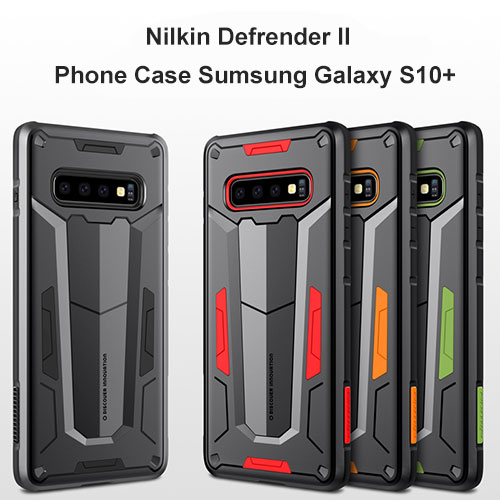 گارد محافظ سامسونگ گلکسی اس +10 مدل NILLKIN Defender case Ⅱ
