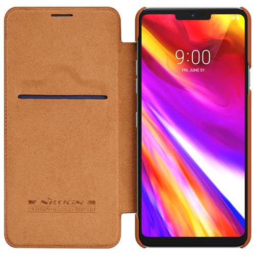 کیف چرمی الجي G7 ThinQ مارك Nillkin Qin