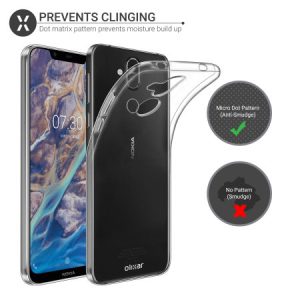 قاب محافظ ژله‌ای شفاف نوکیا X7