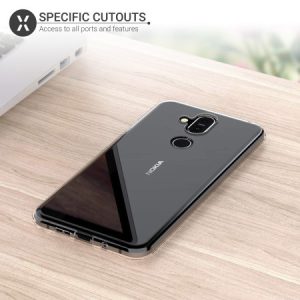 قاب محافظ ژله‌ای شفاف نوکیا X7