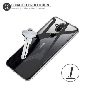 قاب محافظ ژله‌ای شفاف نوکیا X7