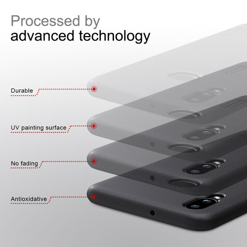 قاب محافظ گلکسی A10s مارک نیلکین + استند