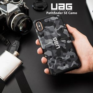 گارد ضد ضربه آیفون XS طرح استتار مارک UAG