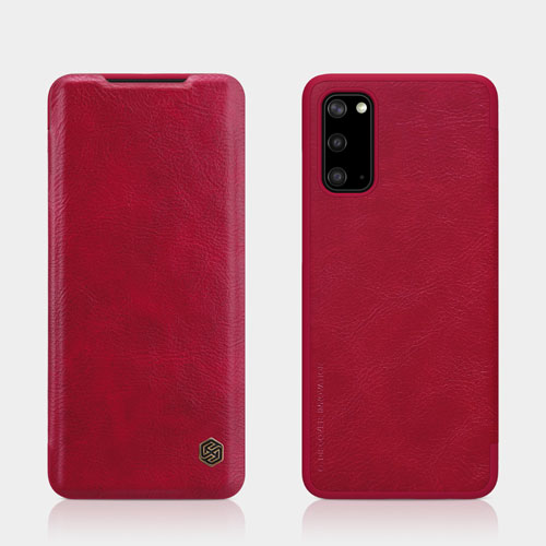 کیف چرمی سامسونگ گلکسی اس 20 مارک Nillkin