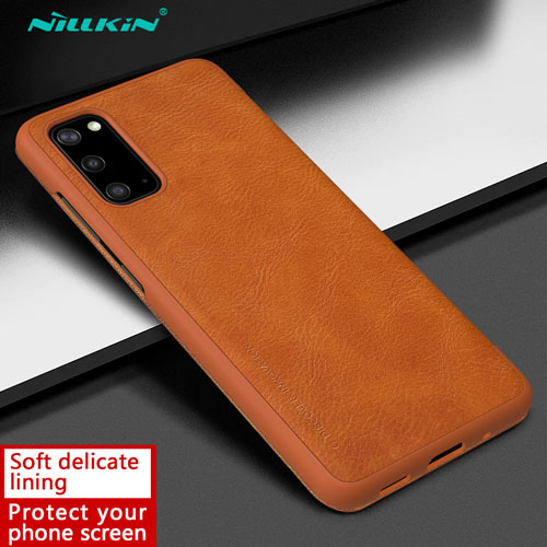 کیف چرمی سامسونگ گلکسی اس 20 مارک Nillkin