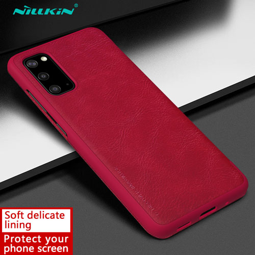 کیف چرمی سامسونگ گلکسی اس 20 مارک Nillkin