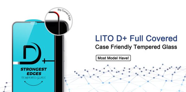 گلس فول +D گوشی نوکیا 3.2 مارک LITO