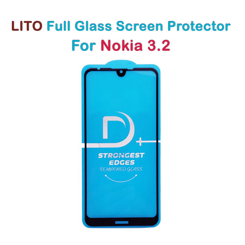 گلس فول +D گوشی نوکیا 3.2 مارک LITO