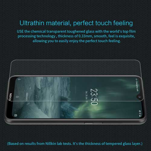 گلس H نیلکین نوکیا 6.2 + برچسب لنز