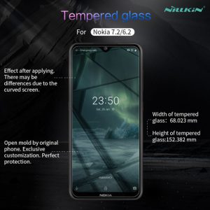 گلس H نیلکین نوکیا 7.2 + برچسب لنز