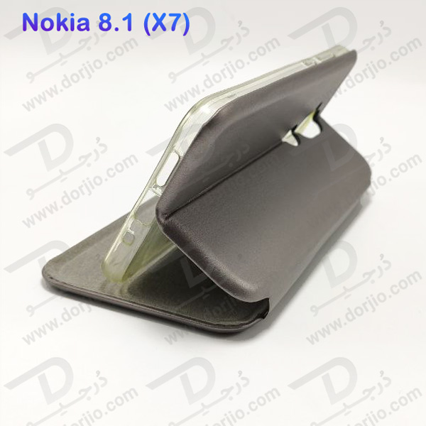 فلیپ کاور چرمی نوکیا 8.1 (Nokia X7)
