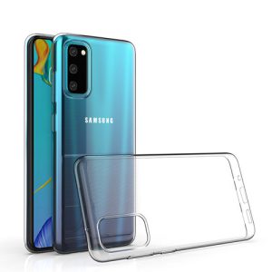 49099قاب محافظ ژله‌ای شفاف گلکسی S20