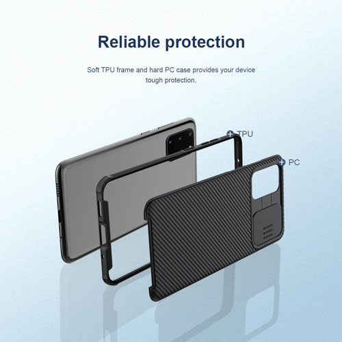 قاب محافظ CamShield Pro نیلکین گلکسی اس 20 پلاس