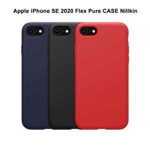گارد سیلیکونی آیفون SE 2020 مارک Flex Pure نیلکین