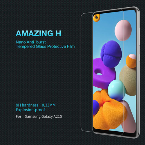 گلس سامسونگ Galaxy A21s مارک H نیلکین