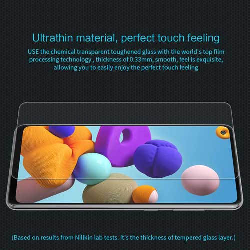 گلس سامسونگ Galaxy A21s مارک H نیلکین