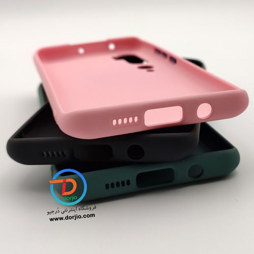 قاب سیلیکونی دکمه رنگی Xiaomi Mi Note 10