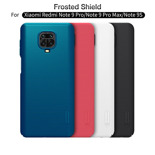 Xiaomi Redmi Note 9 Pro/9 Pro Max/9S Super Frostedقاب محافظ شیائومی ردمی نوت 9 اس مارک نیلکین + استند Shield