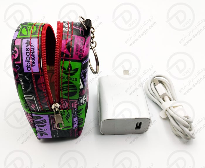 کیف پارچه‌ای محافظ هندزفری و کابل