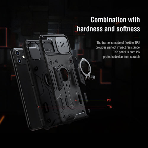 گارد رینگی نیلکین iPhone 11 مدل Camshield Armor