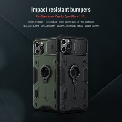 گارد رینگی نیلکین iPhone 11 Pro مدل Camshield Armor