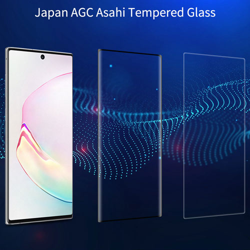 گلس +Galaxy Note10 مارک 3D DS+MAX نیلکین