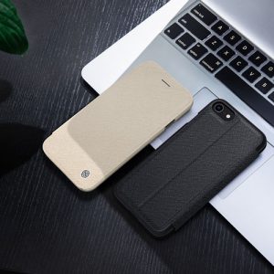 فلیپ‌ کاور چرمی iPhone SE 2020 مارک Ming نیلکین