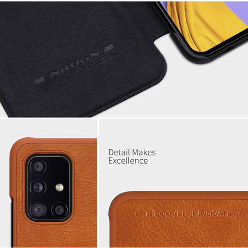 کیف چرمی سامسونگ Galaxy A51 5G مارک نیلکین