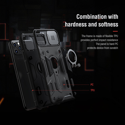 گارد رینگی نیلکین iPhone 11 Pro مدل Camshield Armor