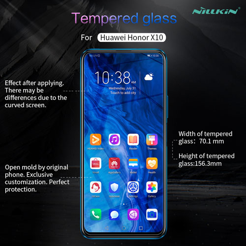 گلس Honor X10 5G مارک H+Pro نیلکین