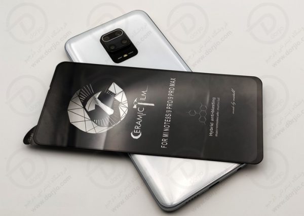 گلس سرامیکی تمام صفحه فول چسب شیائومی ردمی نوت 9S