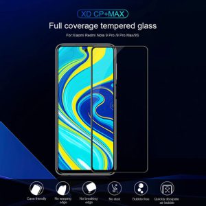 گلس نیلکین شیائومی Redmi Note 9 Pro Max مدل XD CP+MAX