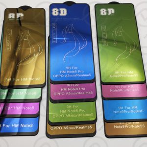 گلس فولِ رنگی و آینه‌ای 8D شیائومی ردمی نوت 9 اس | Redmi Note 9S