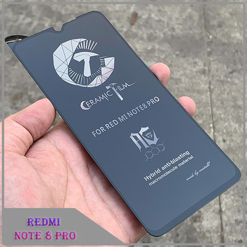 گلس سرامیکی مات شیائومی Redmi Note 8 Pro