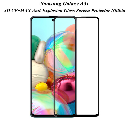 گلس نیلکین سامسونگ Galaxy A51 مدل 3D CP+MAX