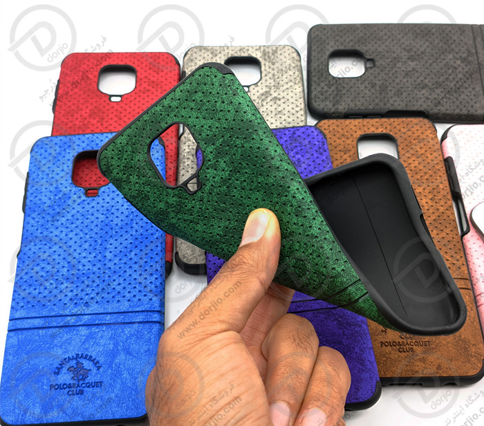 گارد روکش چرمی شیائومی Redmi Note 9 Pro مارک Santa Barbara