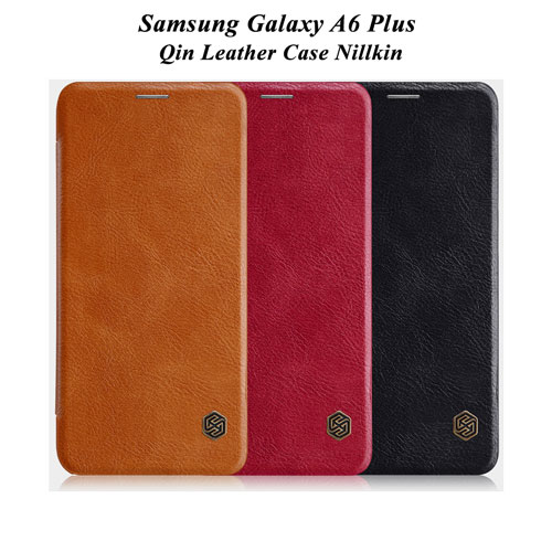 کیف چرمی سامسونگ Galaxy A6 Plus مارک نیلکین