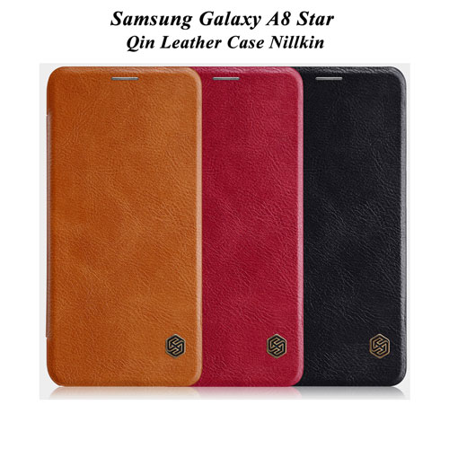 کیف چرمی سامسونگ Galaxy A8 Star مارک نیلکین