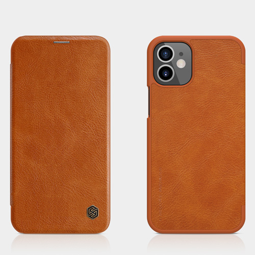 کیف چرمی نیلکین آیفون Apple iPhone 12 مدل Qin