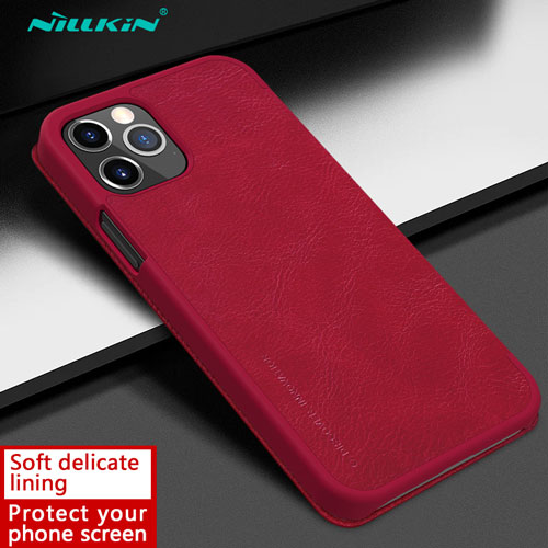 کیف چرمی نیلکین اپل iPhone 12 Max مدل Qin