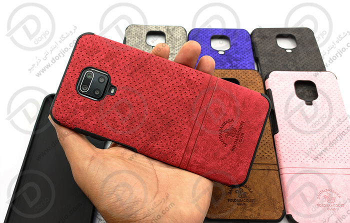 گارد روکش چرمی شیائومی Redmi Note 9 Pro مارک Santa Barbara