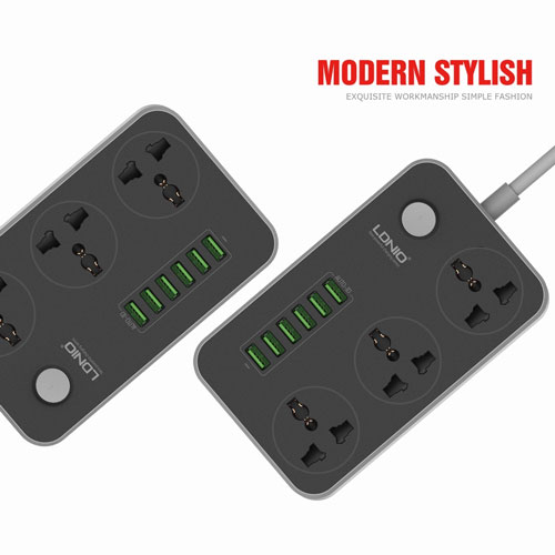 شارژر فست USB و چند راهی برق الدینیو مدل Ldnio SC3604