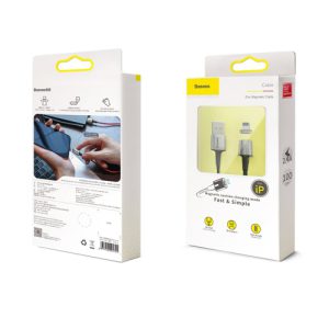 کابل مگنتی سه کاره 1 متری بیسوس مدل Baseus Zinc Magnetic Cable Kit TZCAXC-A01