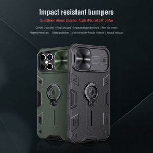 گارد محافظ رینگی نیلکین iPhone 12 Pro Max مدل Camshield Armor