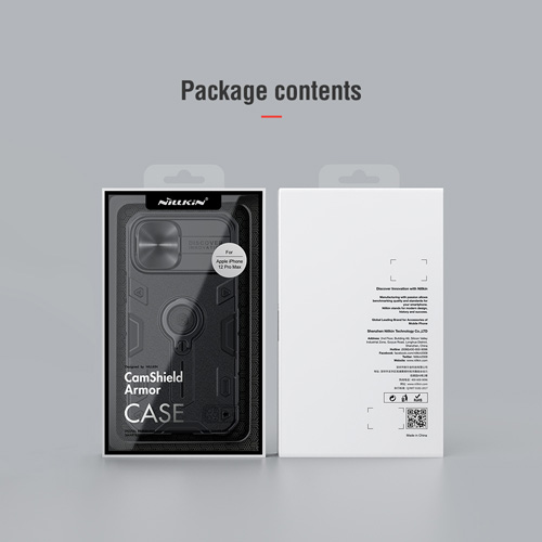 گارد محافظ رینگی نیلکین iPhone 12 Pro Max مدل Camshield Armor