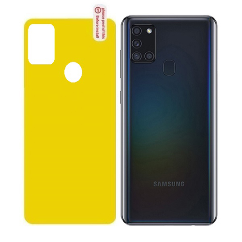 برچسب محافظ پشت نانو فول چسب Samsung Galaxy A21s
