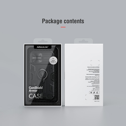 گارد محافظ رینگی نیلکین iPhone 12 مدل Camshield Armor