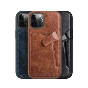 گارد روکش چرمی کلاسیک iPhone 12 Pro Max مدل Aoge نیلکین